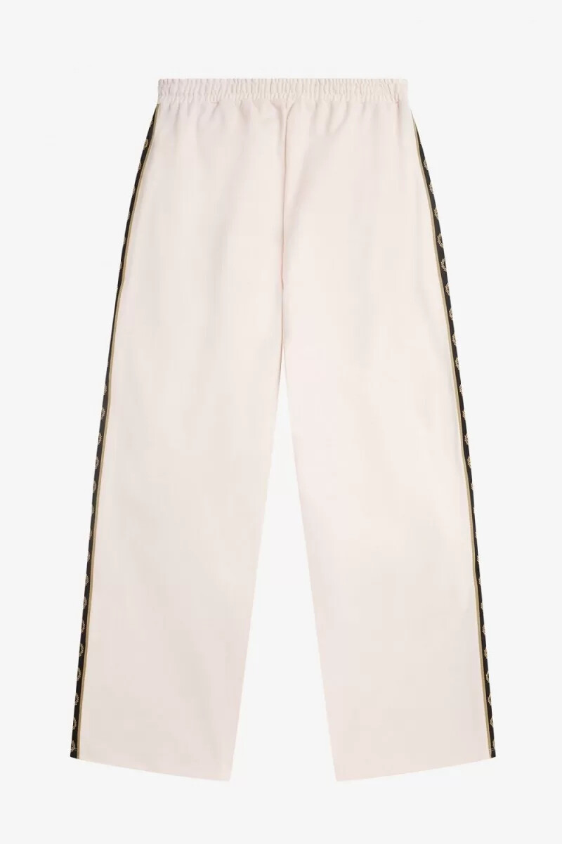 fred perry taped track byxor dam silky peach