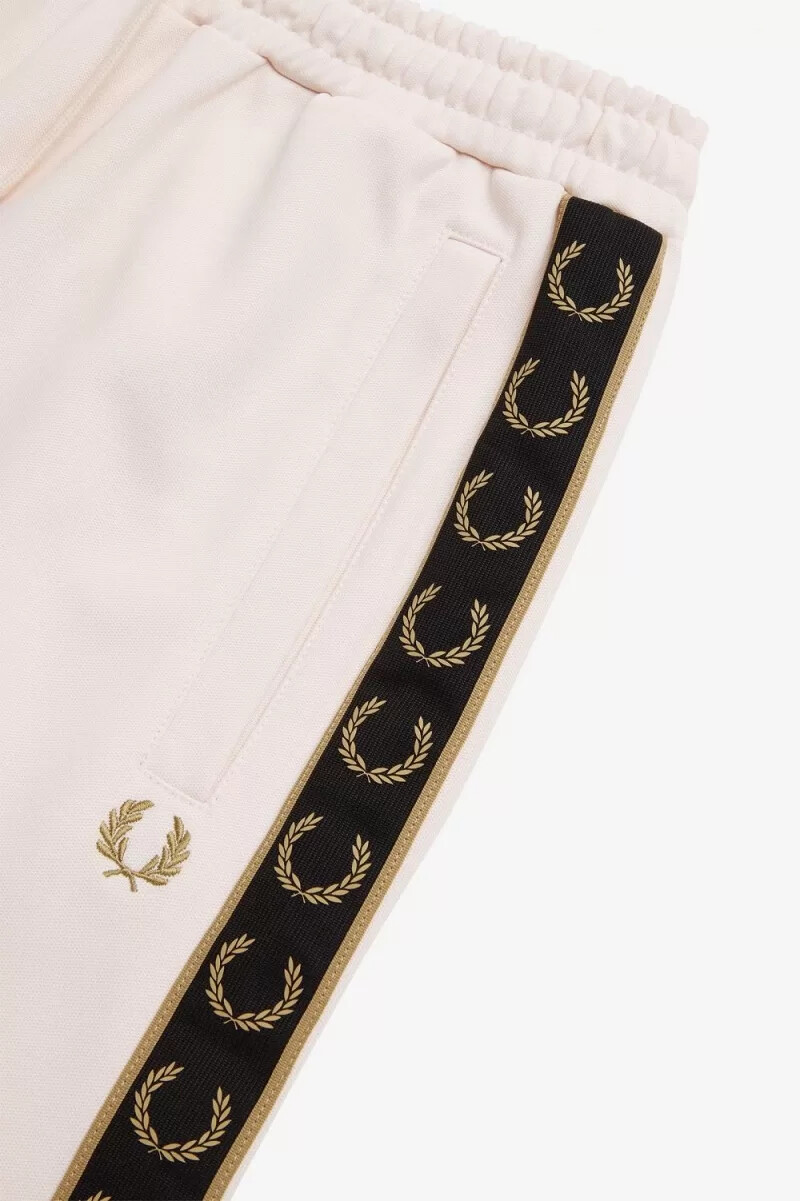 fred perry taped track byxor dam silky peach