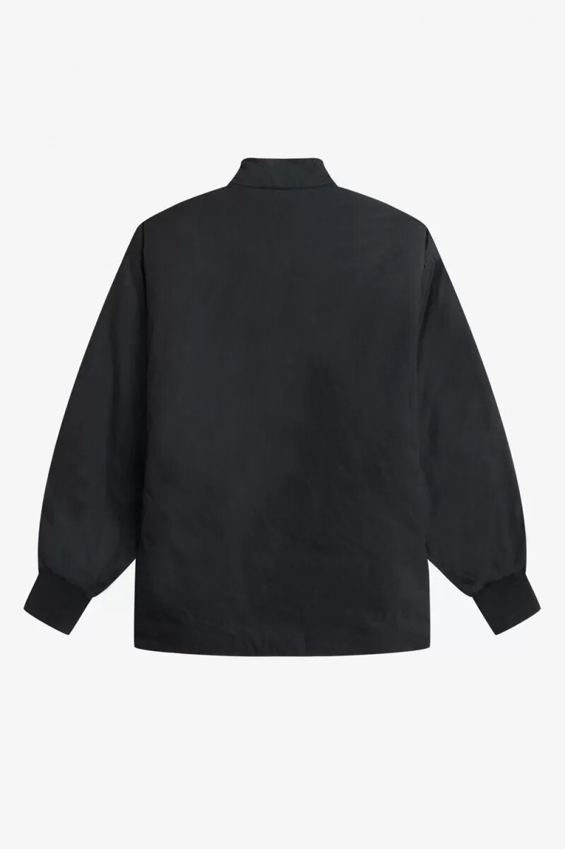 fred perry vadderade dragkedja damjackor svarta