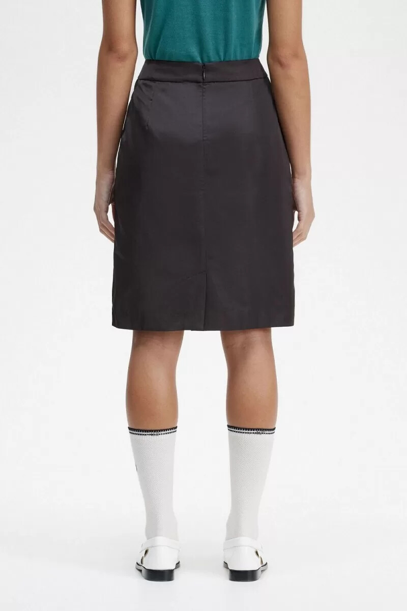 fred perry dragkedja damkjolar svarta