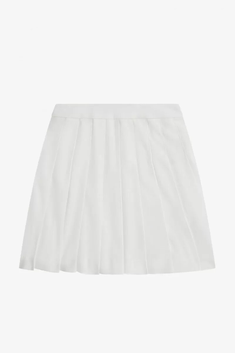 fred perry plisserade tenniskjolar dam snövit