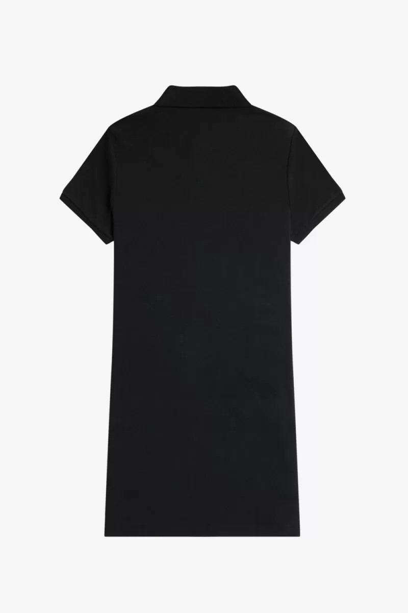 fred perry skjorta damklänning svart
