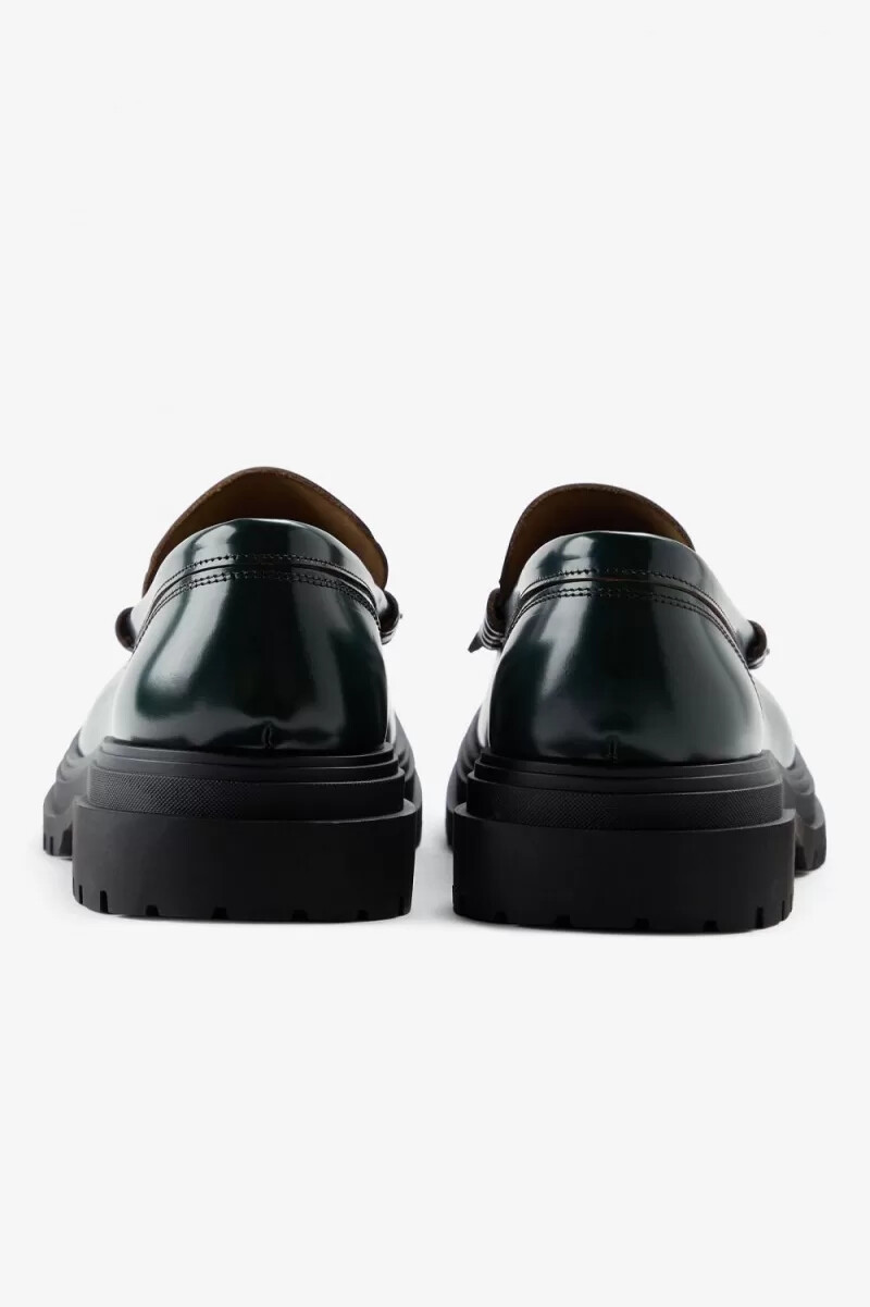 fred perry dam loafers nattgröna