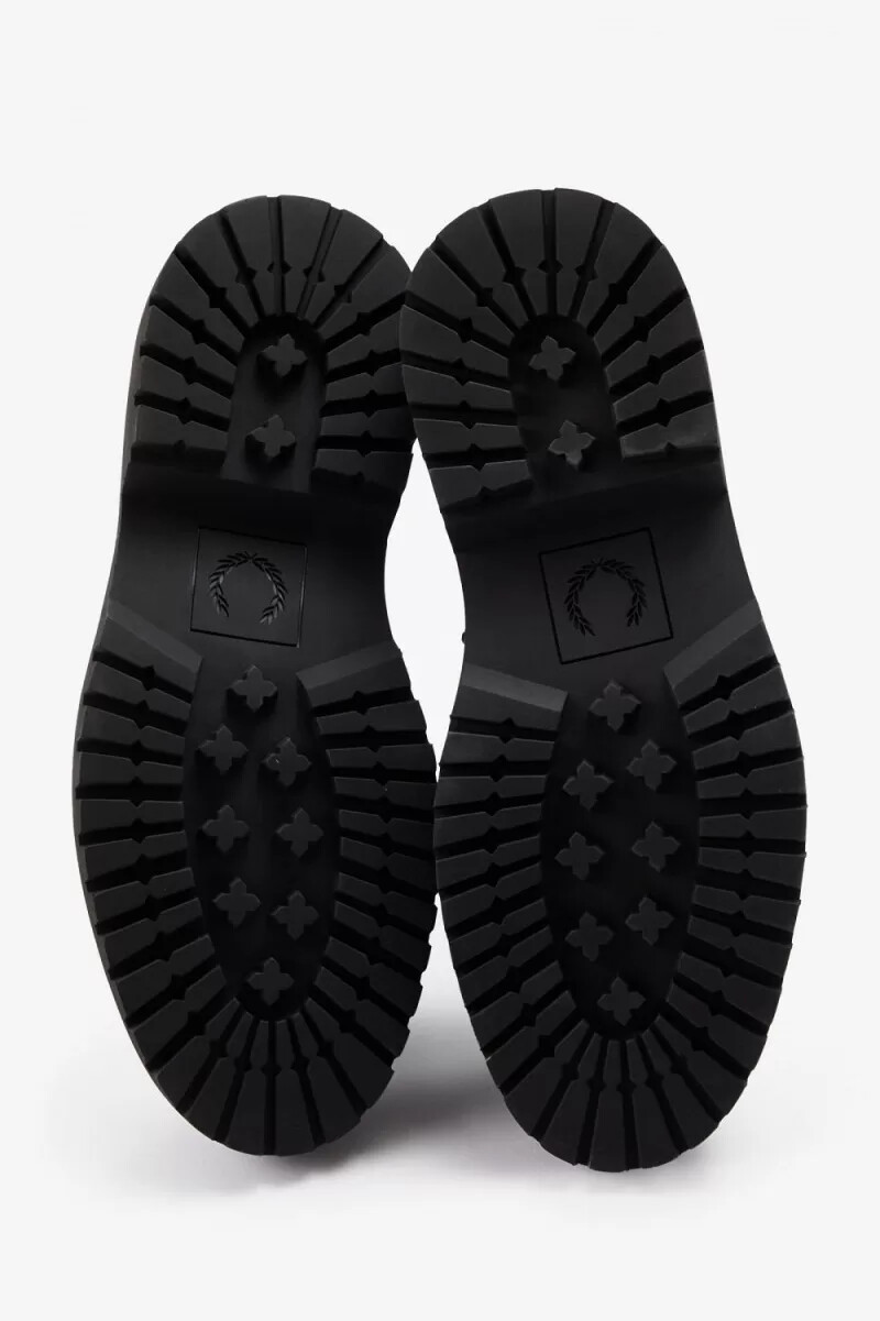 fred perry damloafers svarta