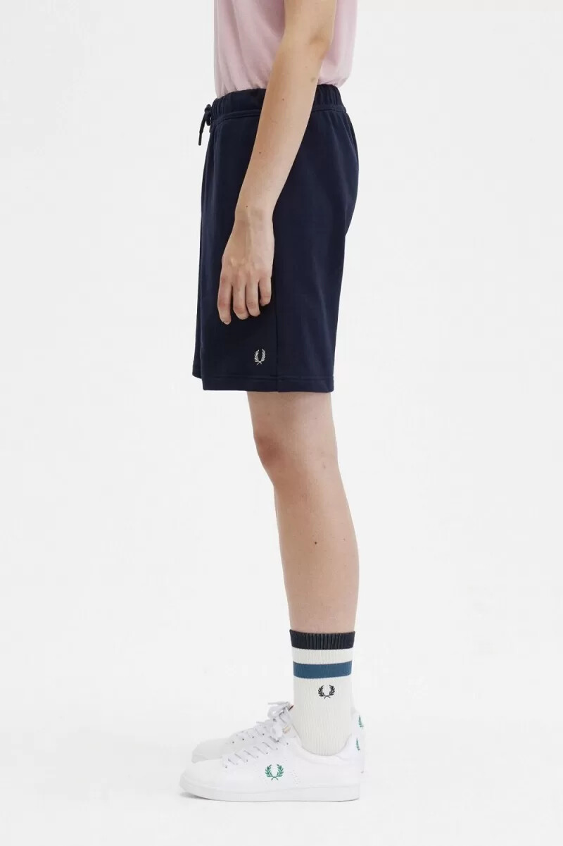 fred perry sweat damshorts marinblå