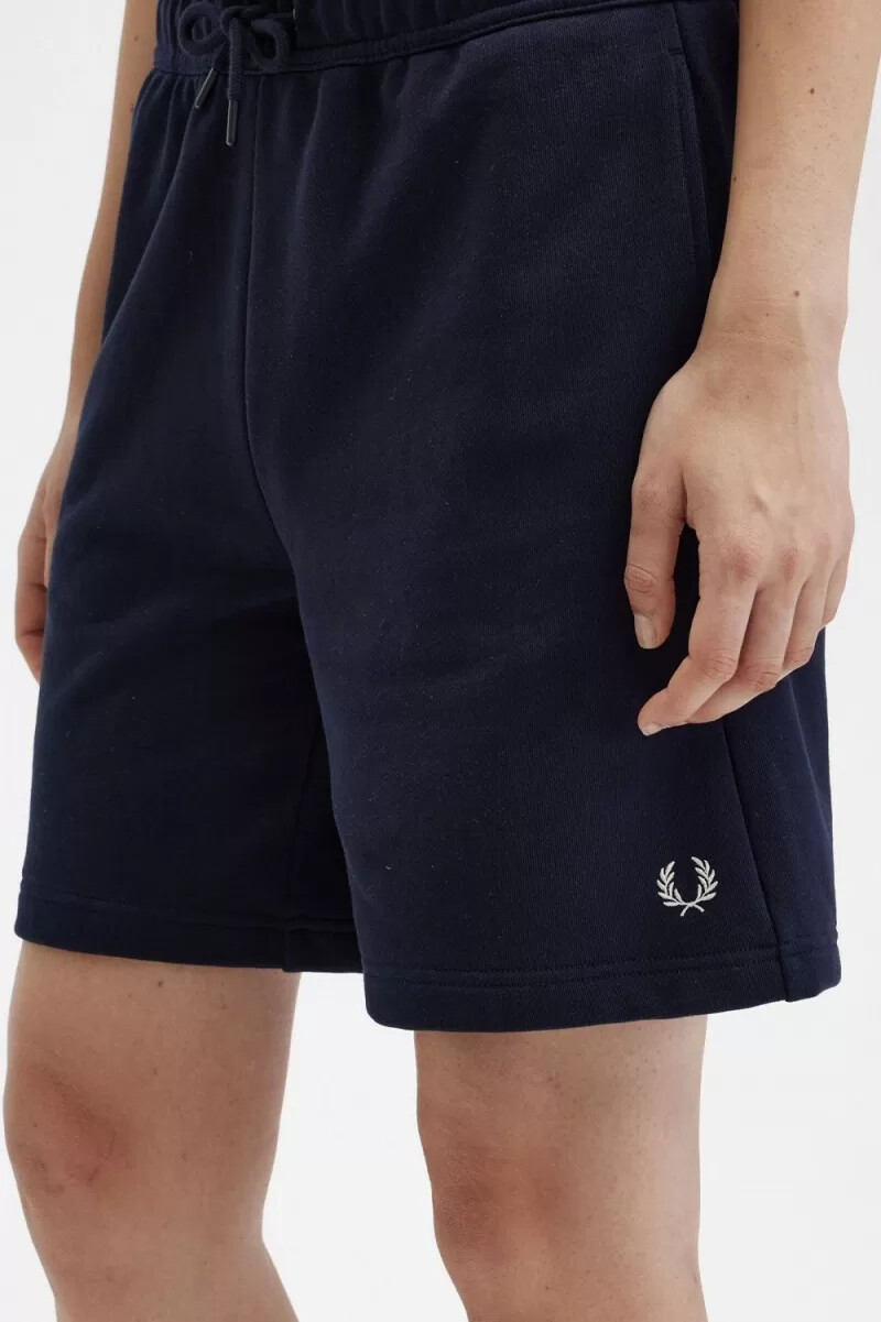 fred perry sweat damshorts marinblå