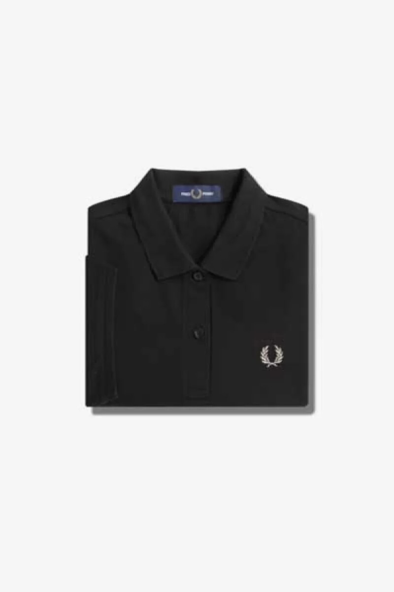 fred perry g6000 damskjorta svart varm grå