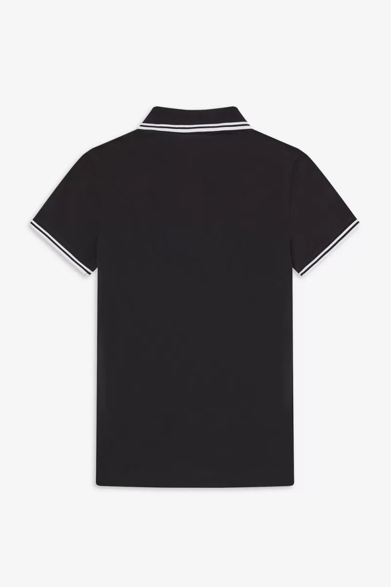 fred perry g3600 damskjorta svart vit