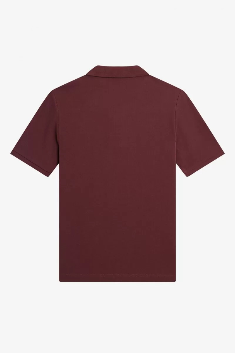 fred perry g6000 damskjorta oxblood dusty rose pink