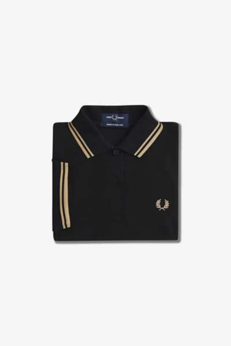fred perry g12 damskjorta svart champagne