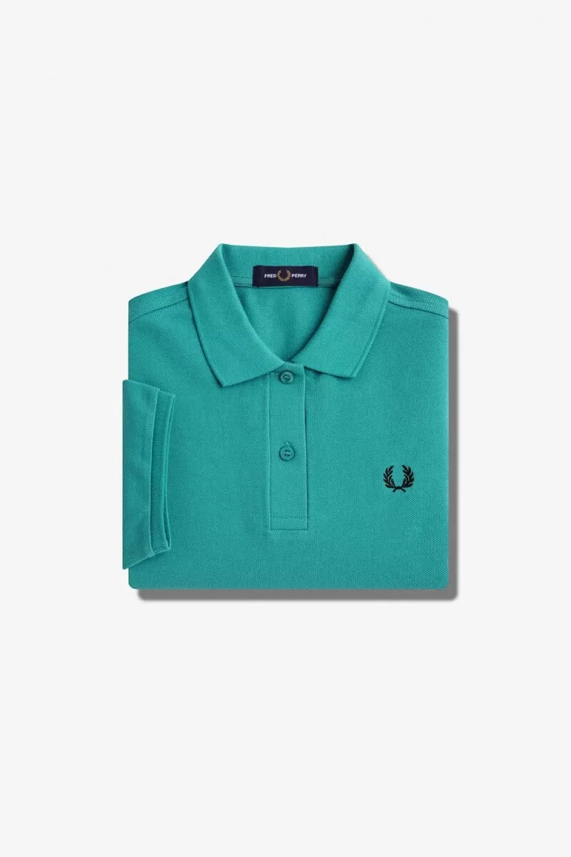 fred perry g6000 damskjorta djup mintsvart