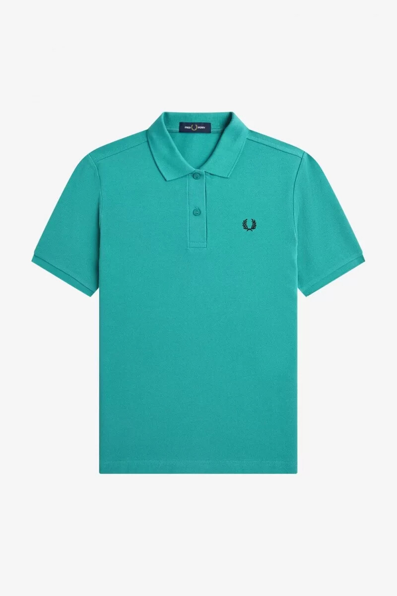 fred perry g6000 damskjorta djup mintsvart