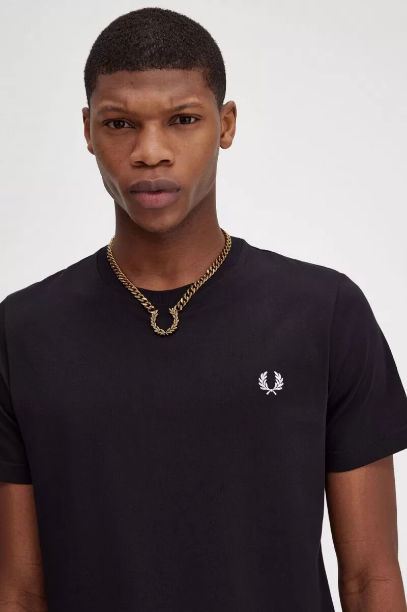 fred perry chunky laurel wreath halsband damsmycken guld