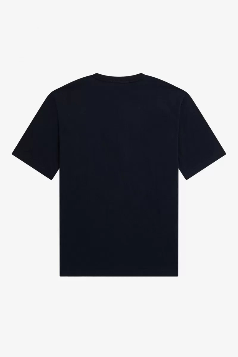 fred perry bold laurel wreath dam t-shirt marinblå