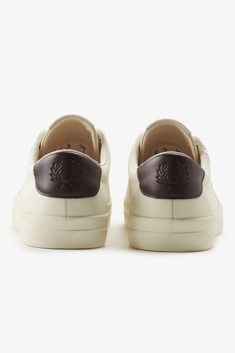 fred perry lottie dam tennisskor beige