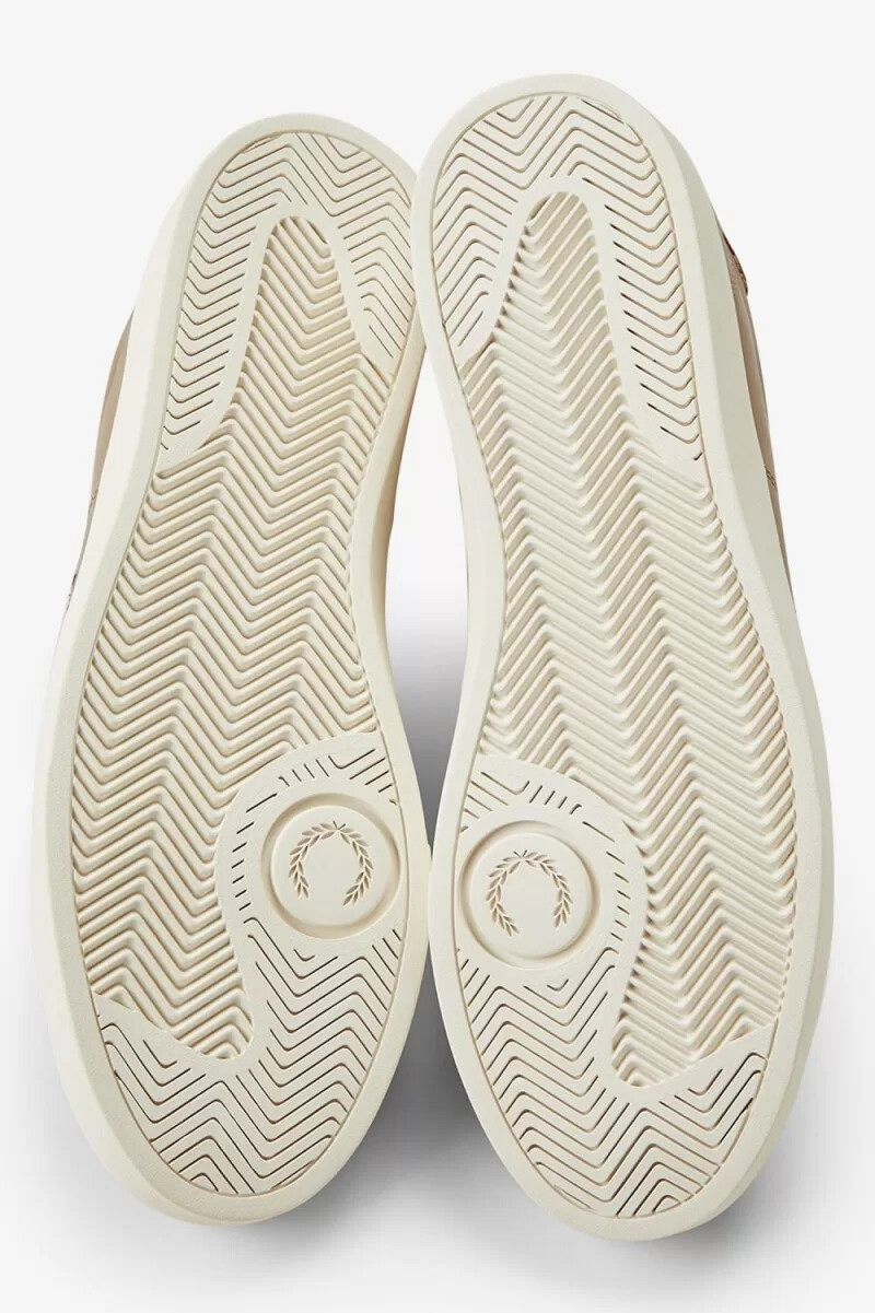 fred perry spencer dam tennisskor grön brun