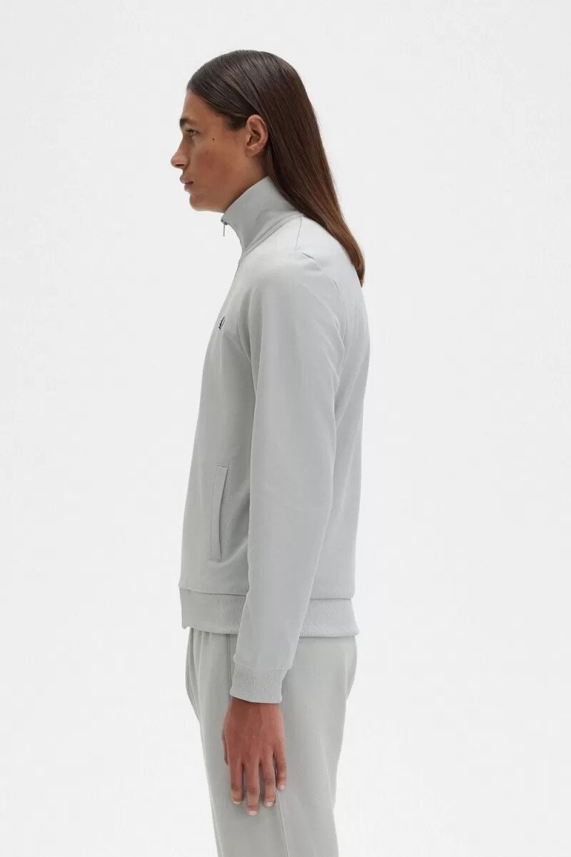 fred perry classic herr träningsjackor grå