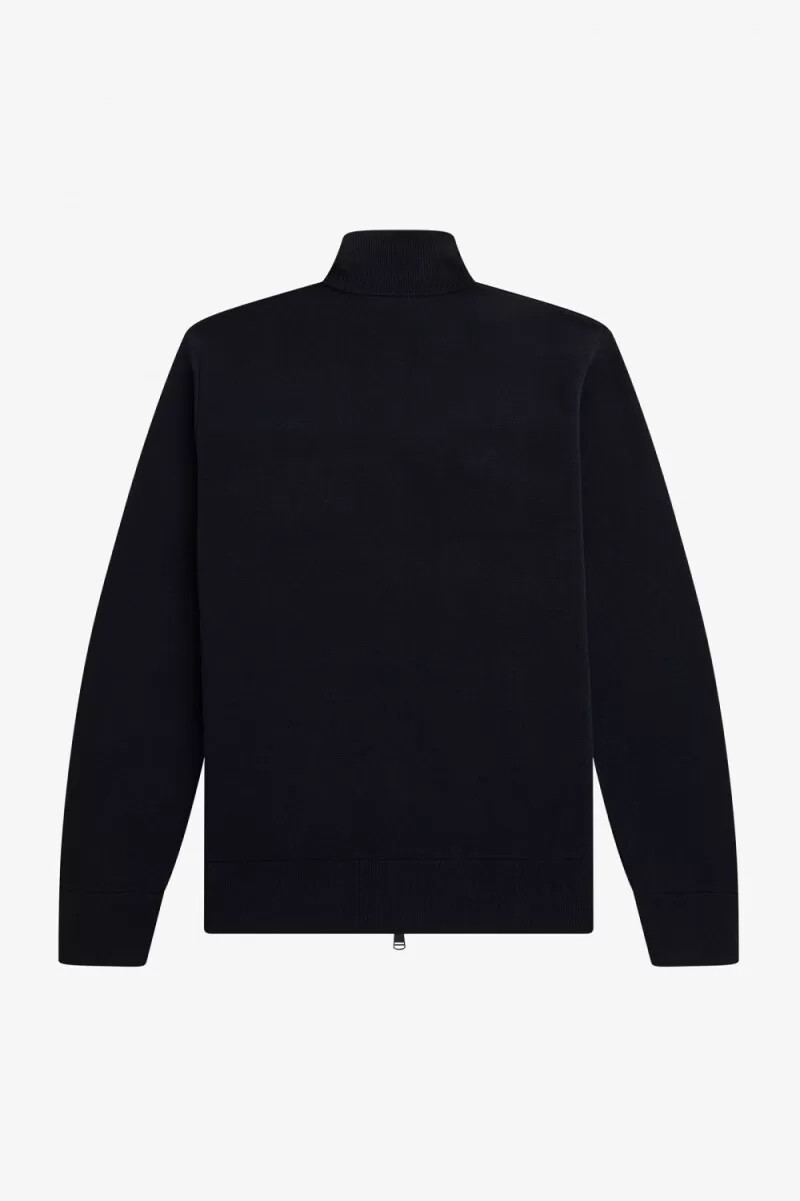fred perry stickade herr träningsjackor marinblå
