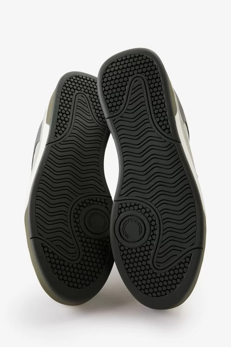 fred perry b300 herr sneakers ljus mintgröna ljusbeige