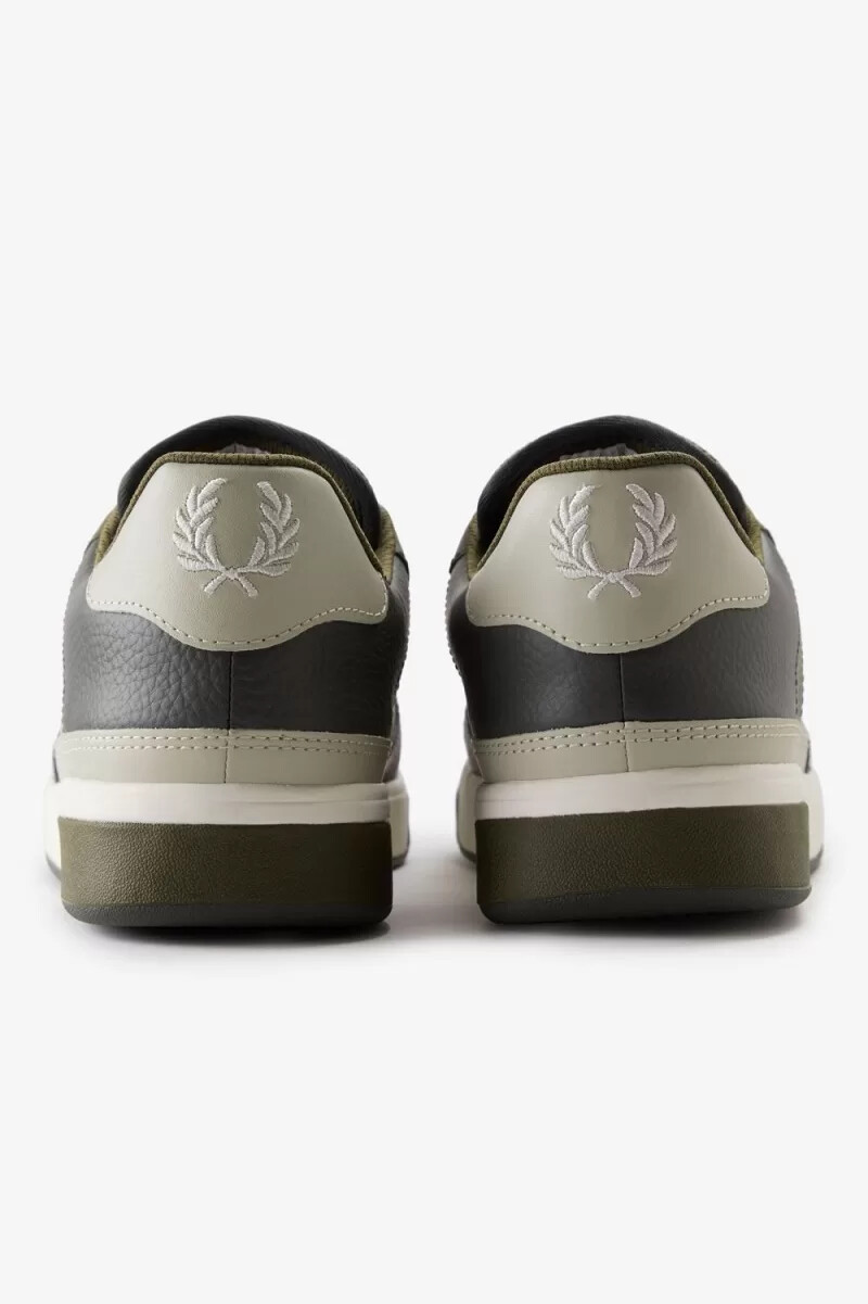 fred perry b300 herr sneakers ljus mintgröna ljusbeige