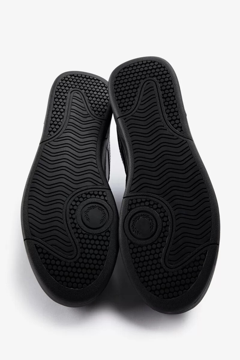 fred perry b300 herr sneakers svarta grå