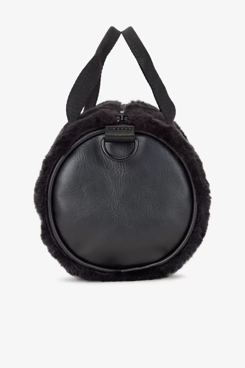 fred perry mini barrel damväskor svarta