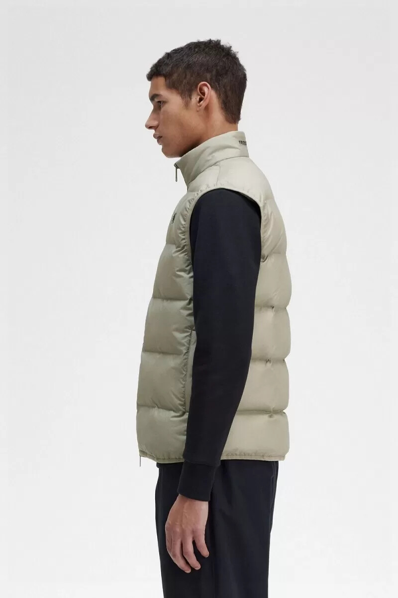 fred perry isolerad herrväst mintgrön