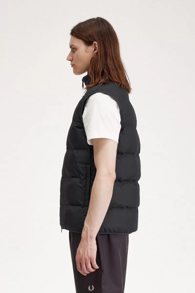 fred perry isolerad herrväst ankare grå