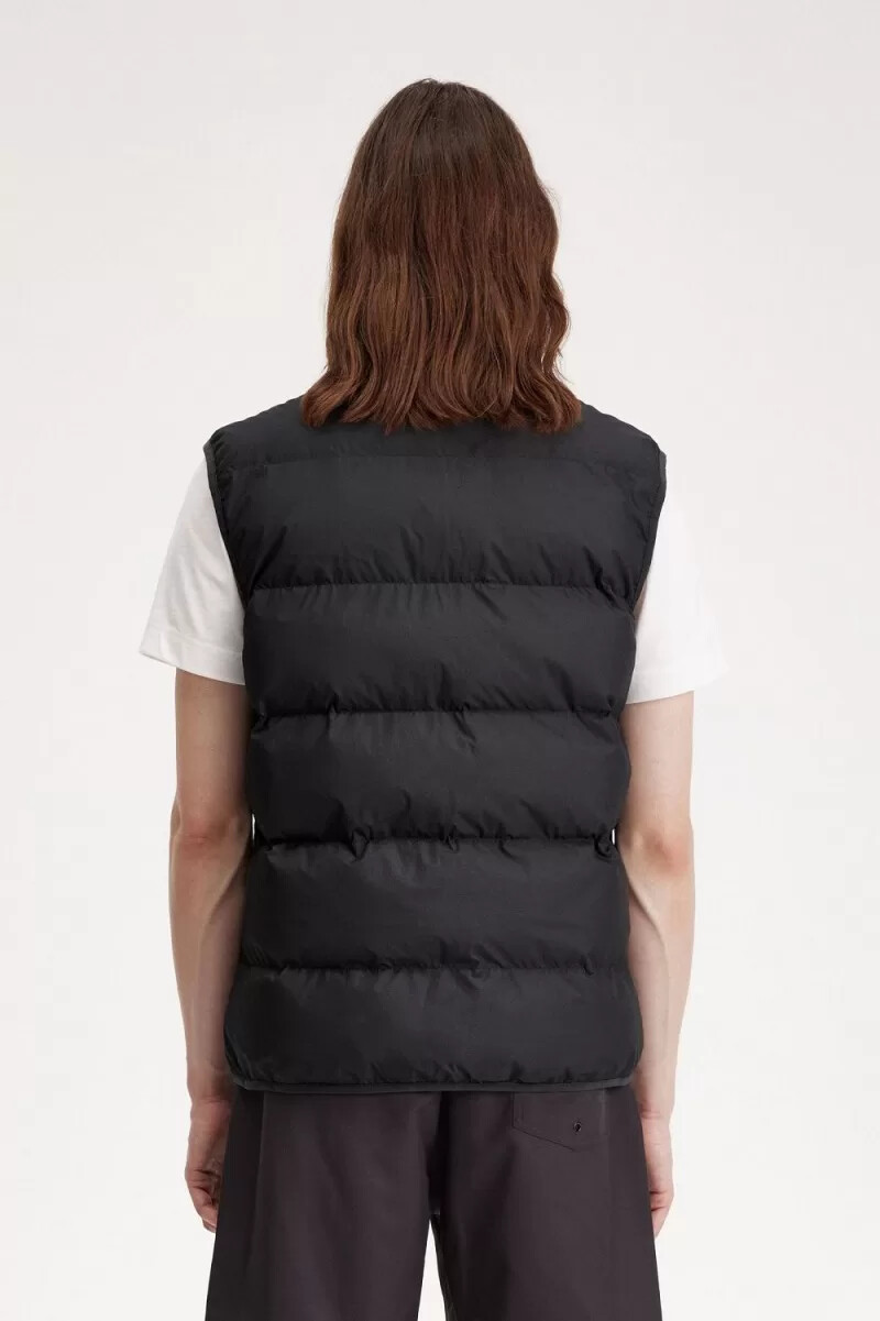 fred perry isolerad herrväst ankare grå