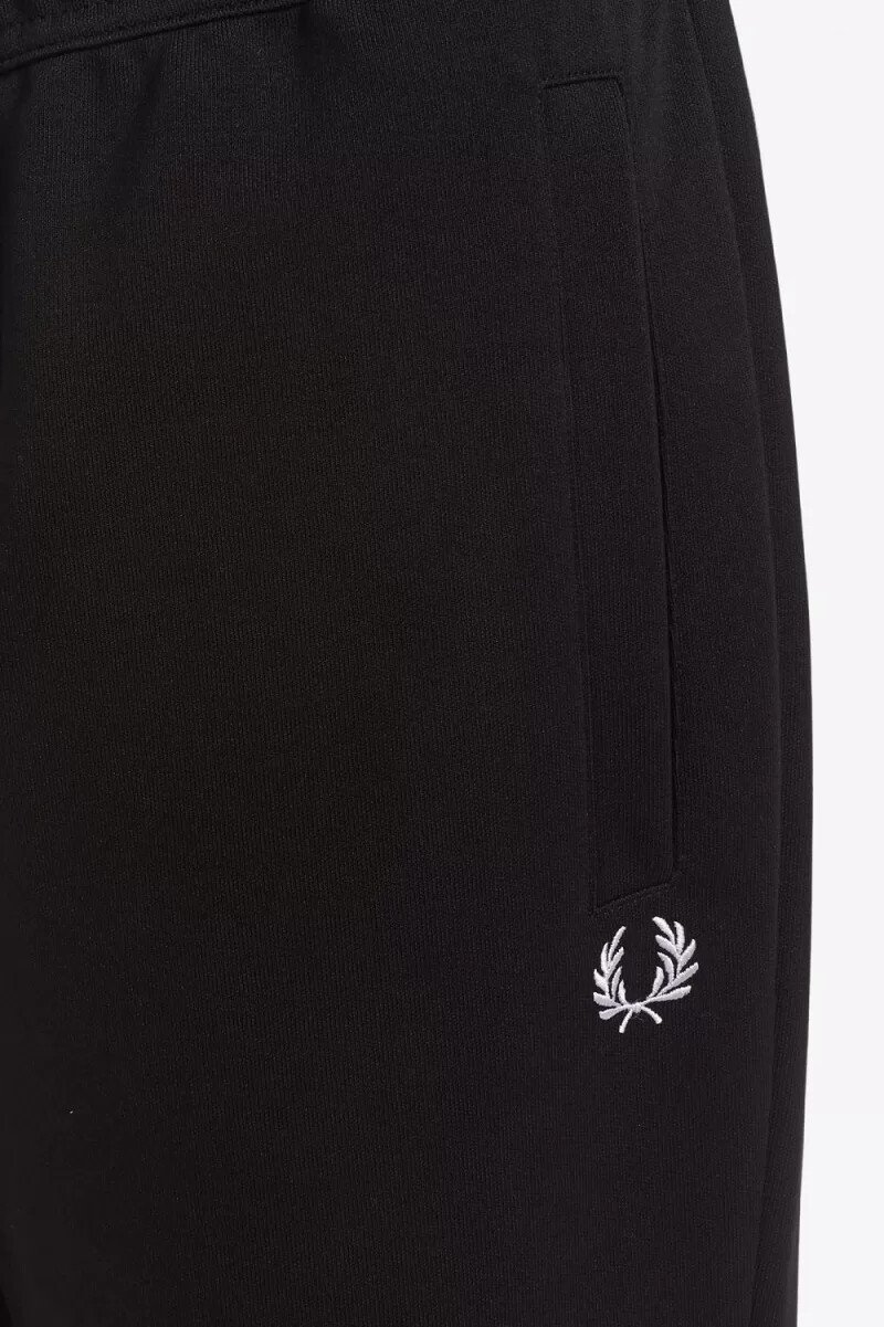 fred perry reverse tricot track herrbyxor svarta