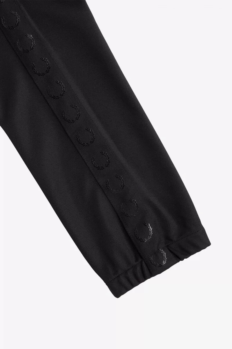 fred perry tejpade träningsbyxor herr svarta