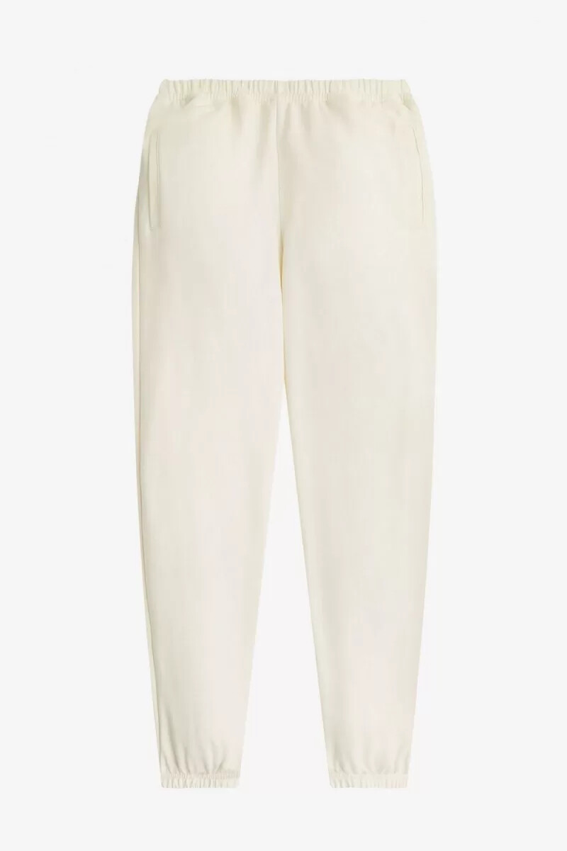 fred perry märkesbyxor med märkesdetalj beige
