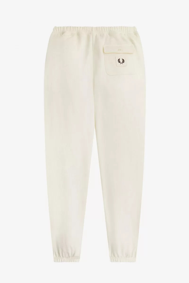 fred perry märkesbyxor med märkesdetalj beige
