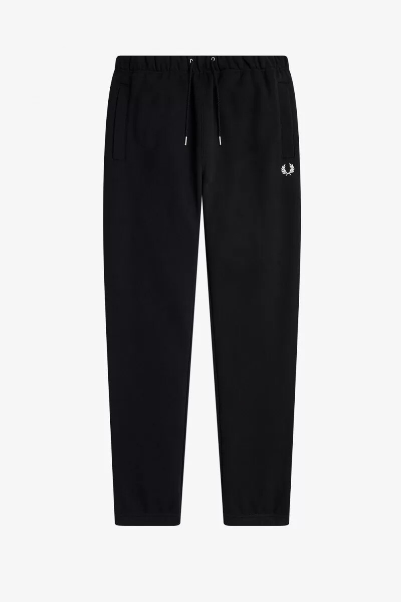 fred perry loopback sweat herrbyxor svarta