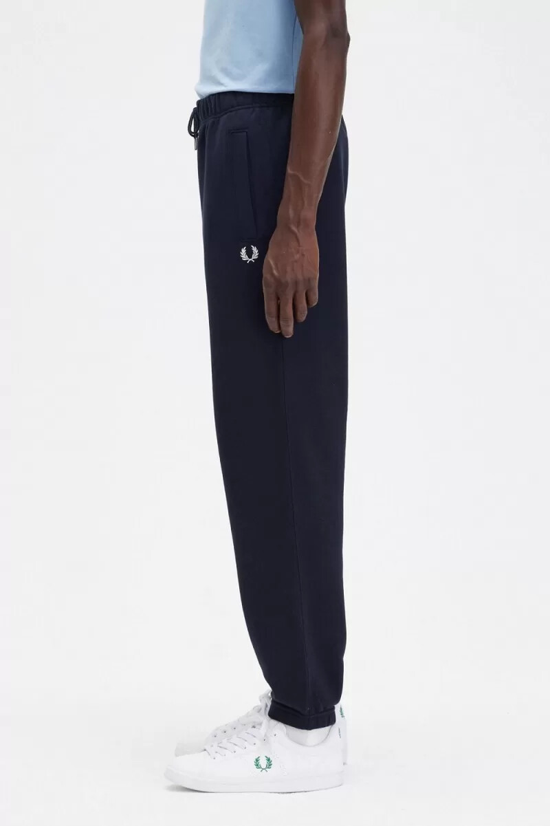 fred perry loopback sweat herrbyxor marinblå