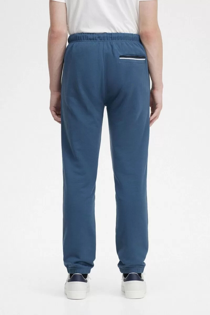 fred perry loopback sweat herrbyxor midnattsblå