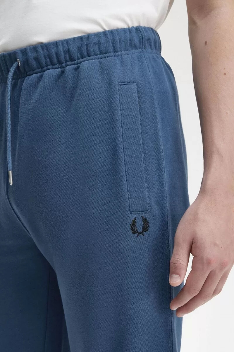 fred perry loopback sweat herrbyxor midnattsblå