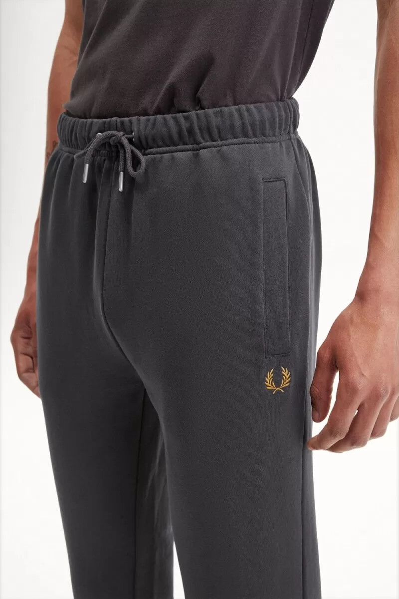 fred perry loopback sweat herrbyxor anchor grå mörk kaffe