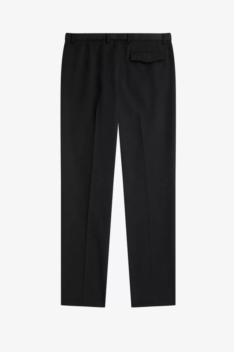 fred perry archive tailored herrbyxor svarta