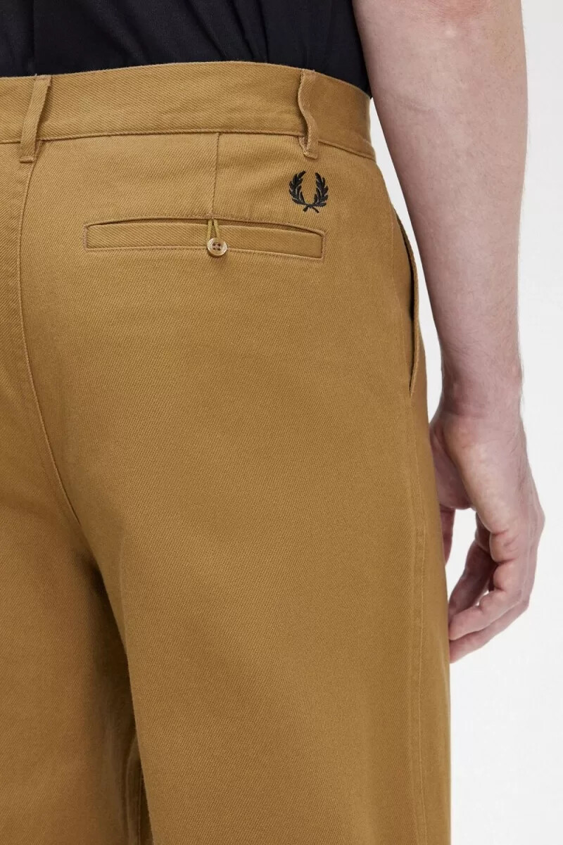 fred perry straight leg herrbyxor bruna