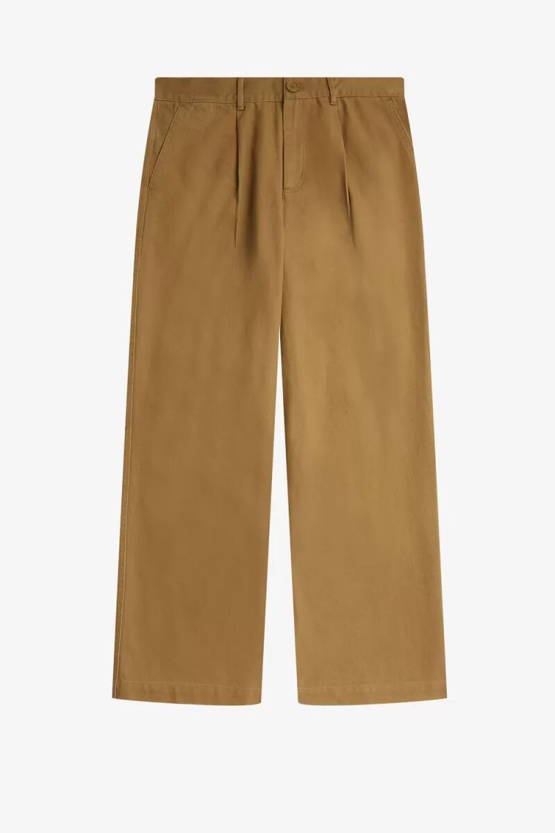 fred perry straight leg herrbyxor bruna