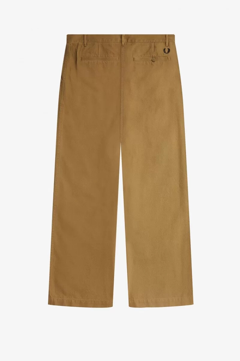 fred perry straight leg herrbyxor bruna