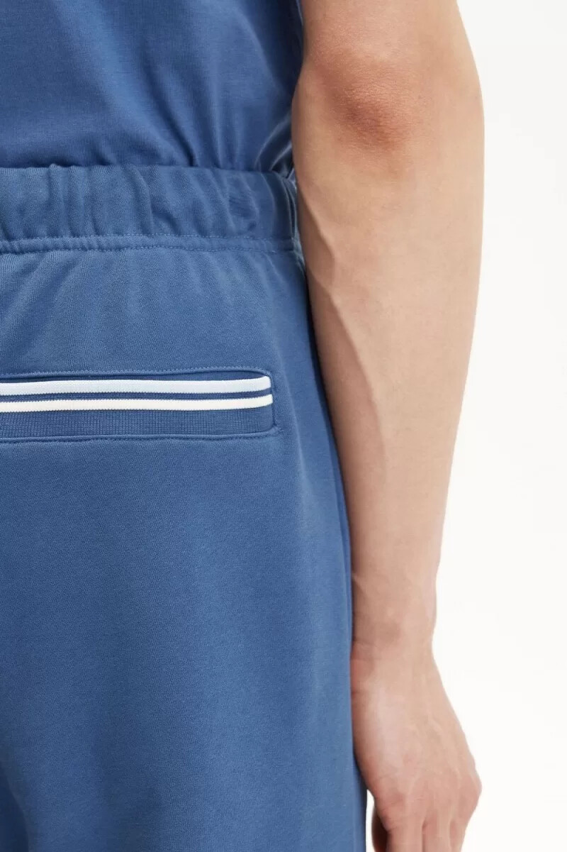 fred perry loopback sweat herrbyxor midnattsblå ljus aqua