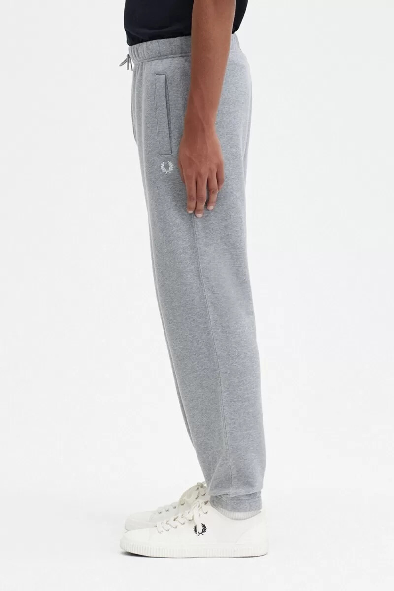 fred perry loopback sweat herrbyxor grå