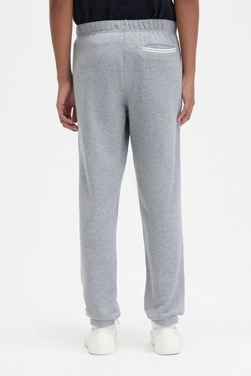 fred perry loopback sweat herrbyxor grå