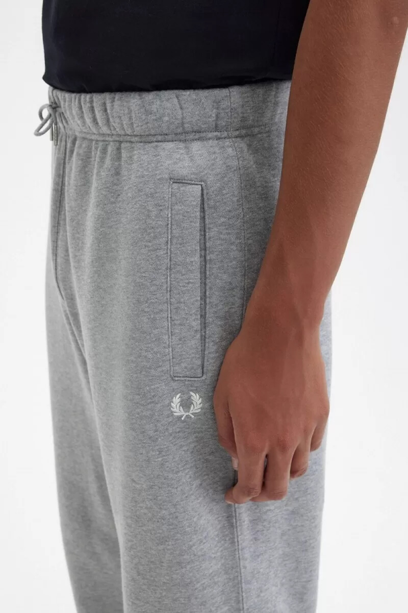 fred perry loopback sweat herrbyxor grå