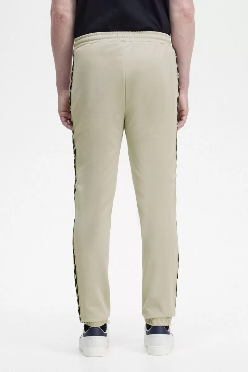 fred perry taped track byxor herr ljus mintsvarta