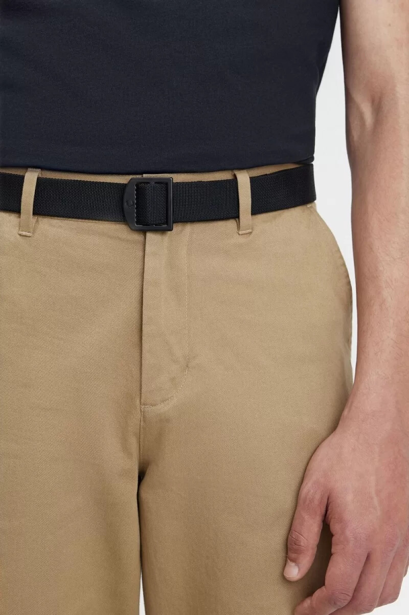 fred perry webbing herrbälten svarta