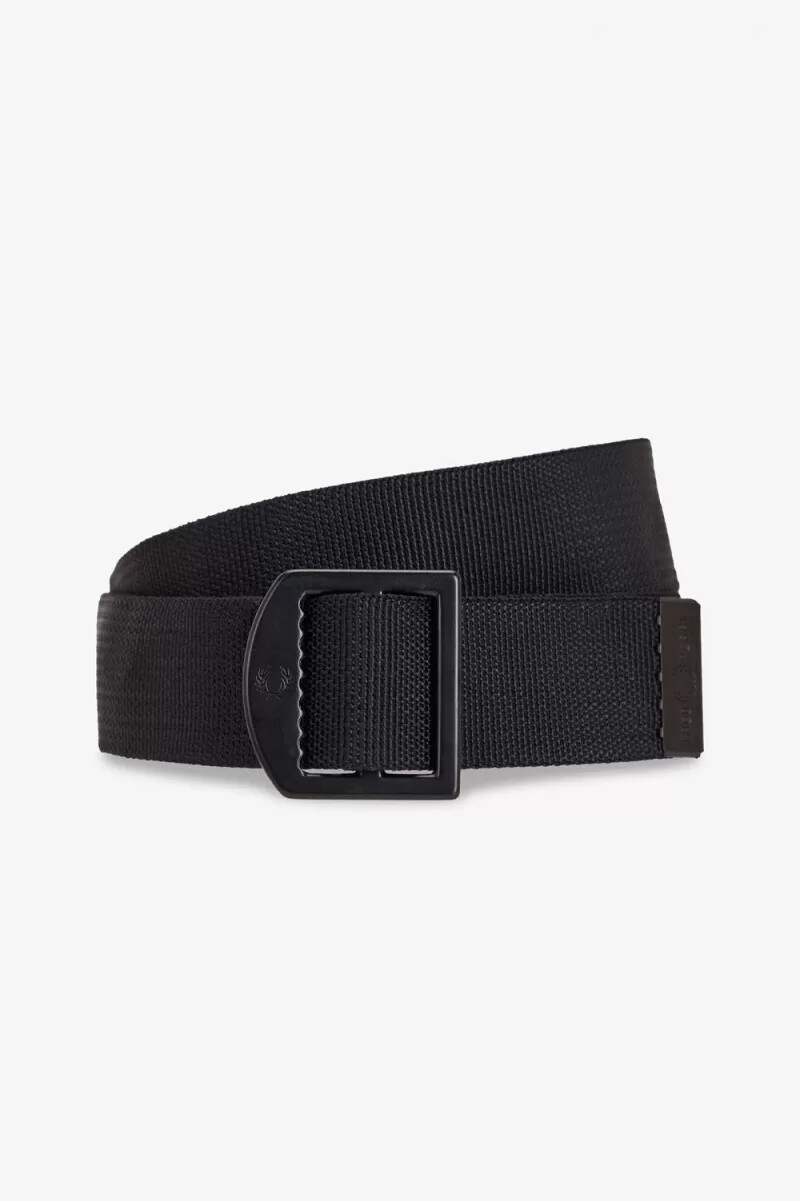 fred perry webbing herrbälten svarta
