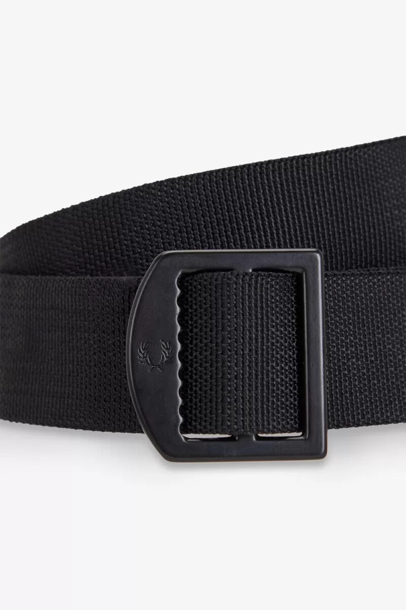 fred perry webbing herrbälten svarta
